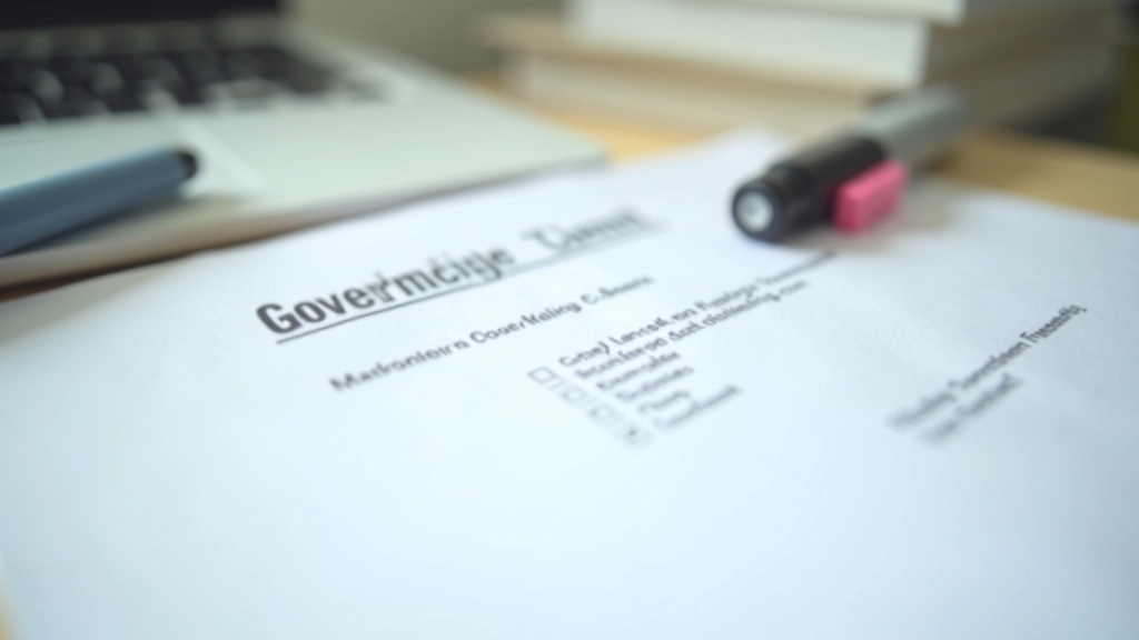 Transport subsidy scheme document with highlighter on desk