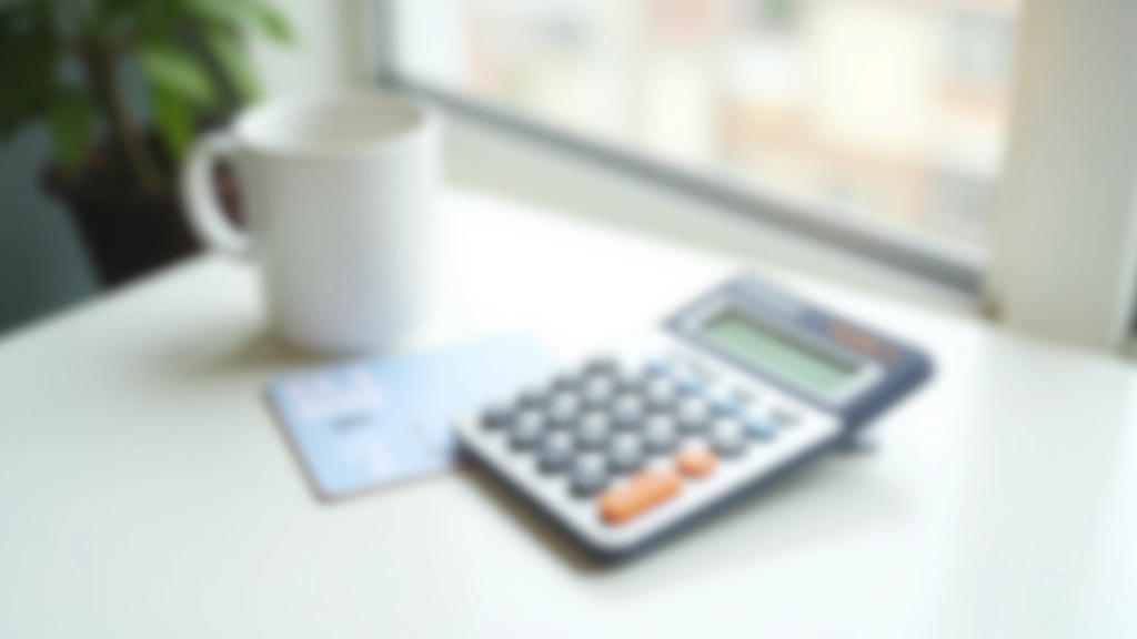 MTR fare card and calculator on white desk surface